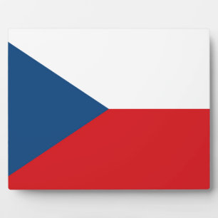 Czech Republic Flag Fotoplatte