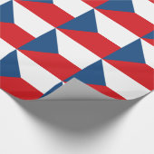 Czech Republic Flag Geschenkpapier (Ecke)