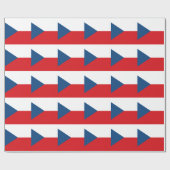 Czech Republic Flag Geschenkpapier (Flach)