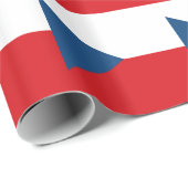 Czech Republic Flag Geschenkpapier (Rolleneckpunkt)