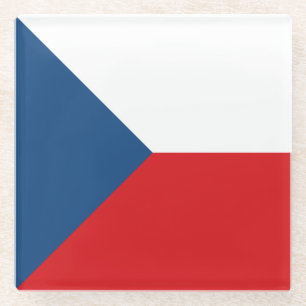 Czech Republic Flag Glasuntersetzer