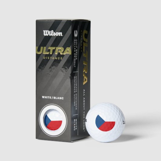 Czech Republic Flag Golfball (Verpackungen)