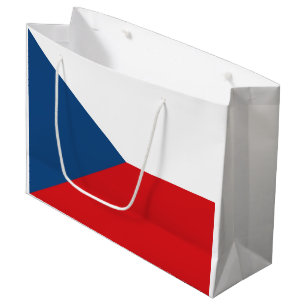 Czech Republic Flag Große Geschenktüte