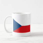 Czech Republic Flag Kaffeetasse (Links)