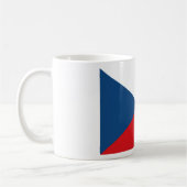 Czech Republic Flag Kaffeetasse (Links)