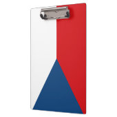Czech Republic Flag Klemmbrett (Links)