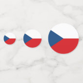 Czech Republic Flag Konfetti (Vorderseiten)