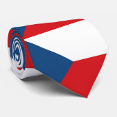 Czech Republic Flag Krawatte (Gerollt)