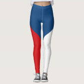 Czech Republic Flag Leggings (Vorderseite)