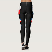 Czech Republic Flag Leggings (Rückseite)