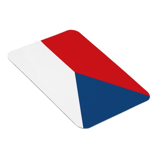 Czech Republic Flag Magnet (Rechte Seite)