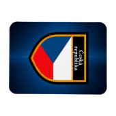 Czech Republic Flag Magnet (Horizontal)