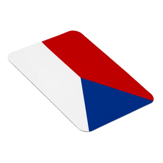 Czech Republic Flag Magnet (Rechte Seite)