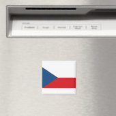 Czech Republic Flag Magnet (In Situ (Geschirrspüler))