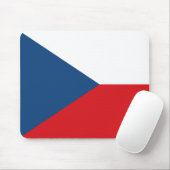 Czech Republic Flag Mousepad (Mit Mouse)