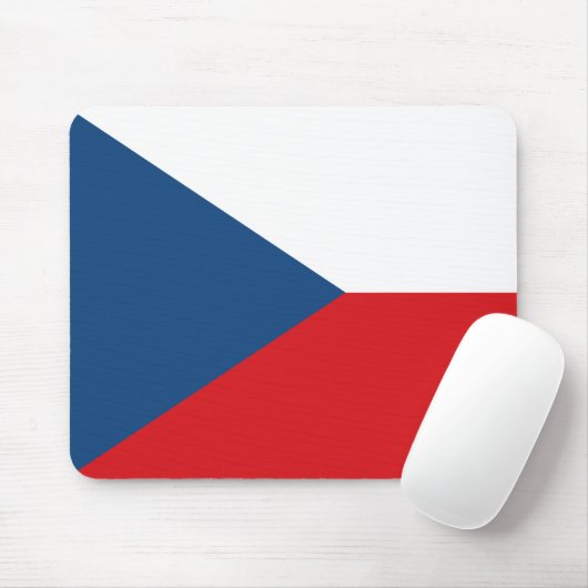 Czech Republic Flag Mousepad (Mit Mouse)