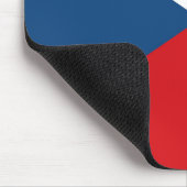 Czech Republic Flag Mousepad (Ecke)