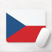 Czech Republic Flag Mousepad (Mit Mouse)