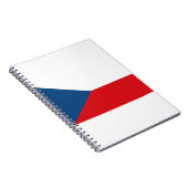 Czech Republic Flag Notizblock (Rechte Seite)