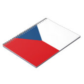 Czech Republic Flag Notizblock (Linke Seite)