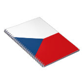 Czech Republic Flag Notizblock (Rechte Seite)