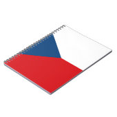 Czech Republic Flag Notizblock (Linke Seite)