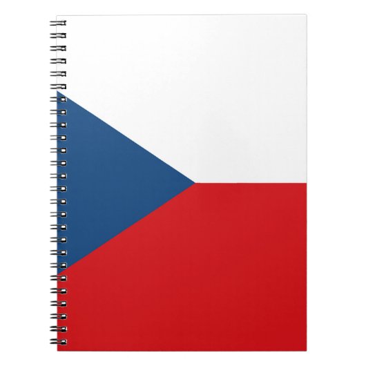 Czech Republic Flag Notizblock (Vorderseite)