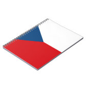 Czech Republic Flag Notizblock (Linke Seite)