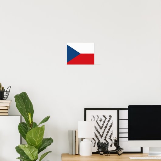Czech Republic Flag Poster (Heimbüro)