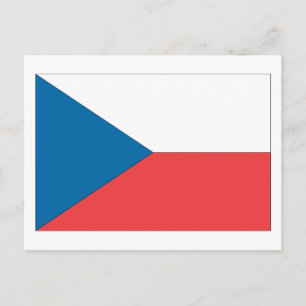 Czech Republic Flag Postkarte