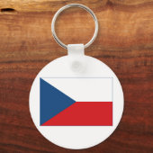 Czech Republic Flag Schlüsselanhänger (Vorderseite)