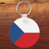 Czech Republic Flag Schlüsselanhänger (Vorderseite)