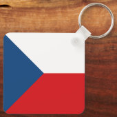 Czech Republic Flag Schlüsselanhänger (Rückseite)