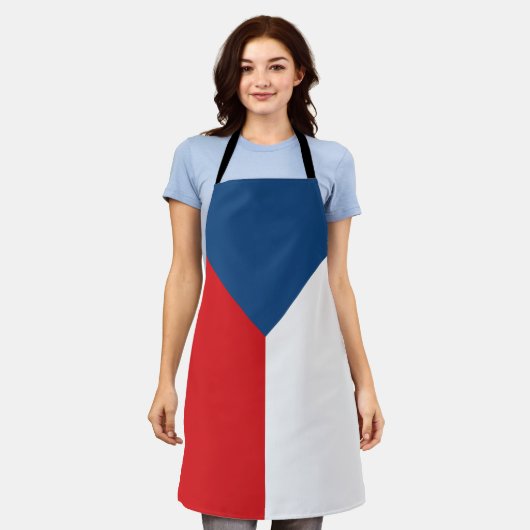 Czech Republic Flag Schürze (Getragen)