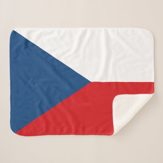Czech Republic Flag Sherpadecke (Vorderseite (Horizontal))