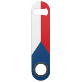 Czech Republic Flag Speed Flaschenöffner (Vorderseite)