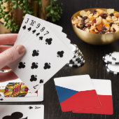 Czech Republic Flag Spielkarten (In Situ)