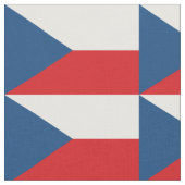 Czech Republic Flag Stoff (Nahaufnahme)