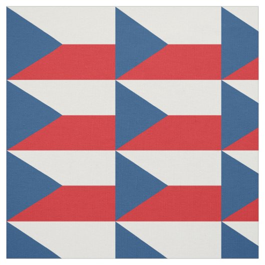 Czech Republic Flag Stoff (Muster)