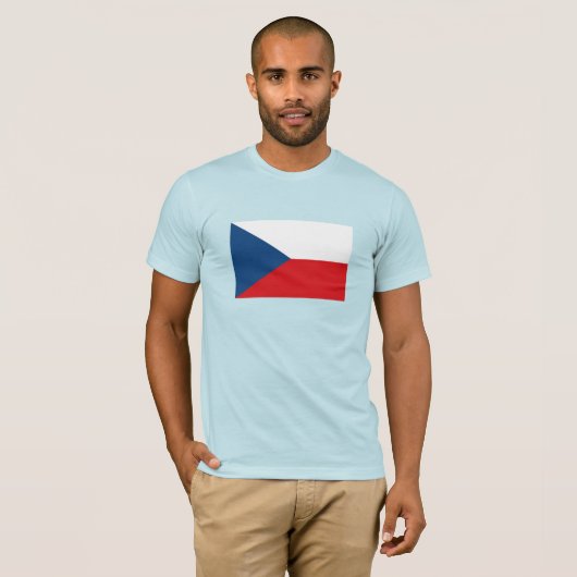 Czech Republic Flag T-Shirt (Vorne ganz)
