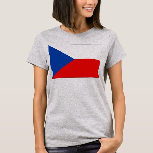 Czech Republic Flag T-Shirt (Vorderseite)
