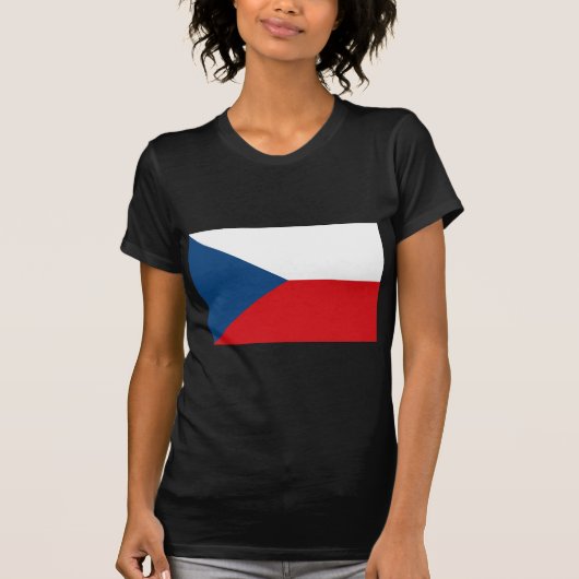 Czech Republic Flag T-Shirt (Vorderseite)