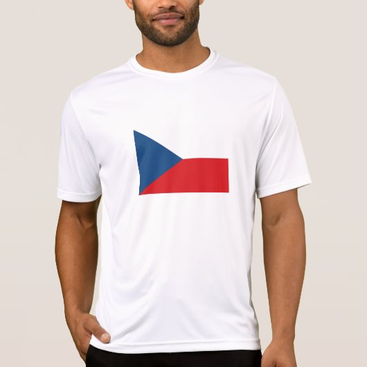 Czech Republic Flag T-Shirt (Vorderseite)
