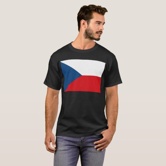 Czech Republic Flag T-Shirt (Vorne ganz)