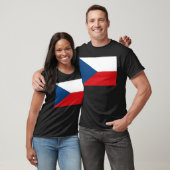 Czech Republic Flag T-Shirt (Unisex)