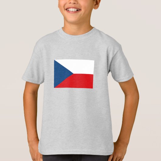 Czech Republic Flag T-Shirt (Vorderseite)
