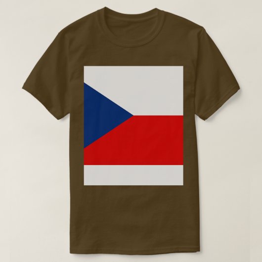 Czech Republic Flag T-Shirt (Design vorne)