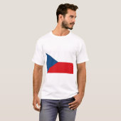 Czech Republic Flag T-Shirt (Vorne ganz)