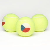 Czech Republic Flag Tennisbälle (Multi)