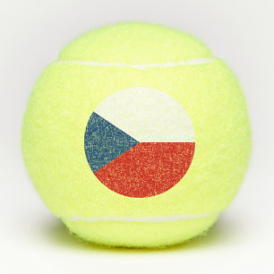 Czech Republic Flag Tennisbälle